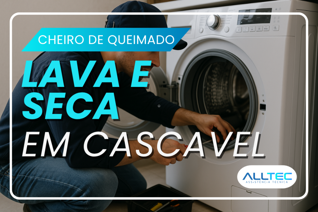 Lava e seca com cheiro de queimado em cascavel